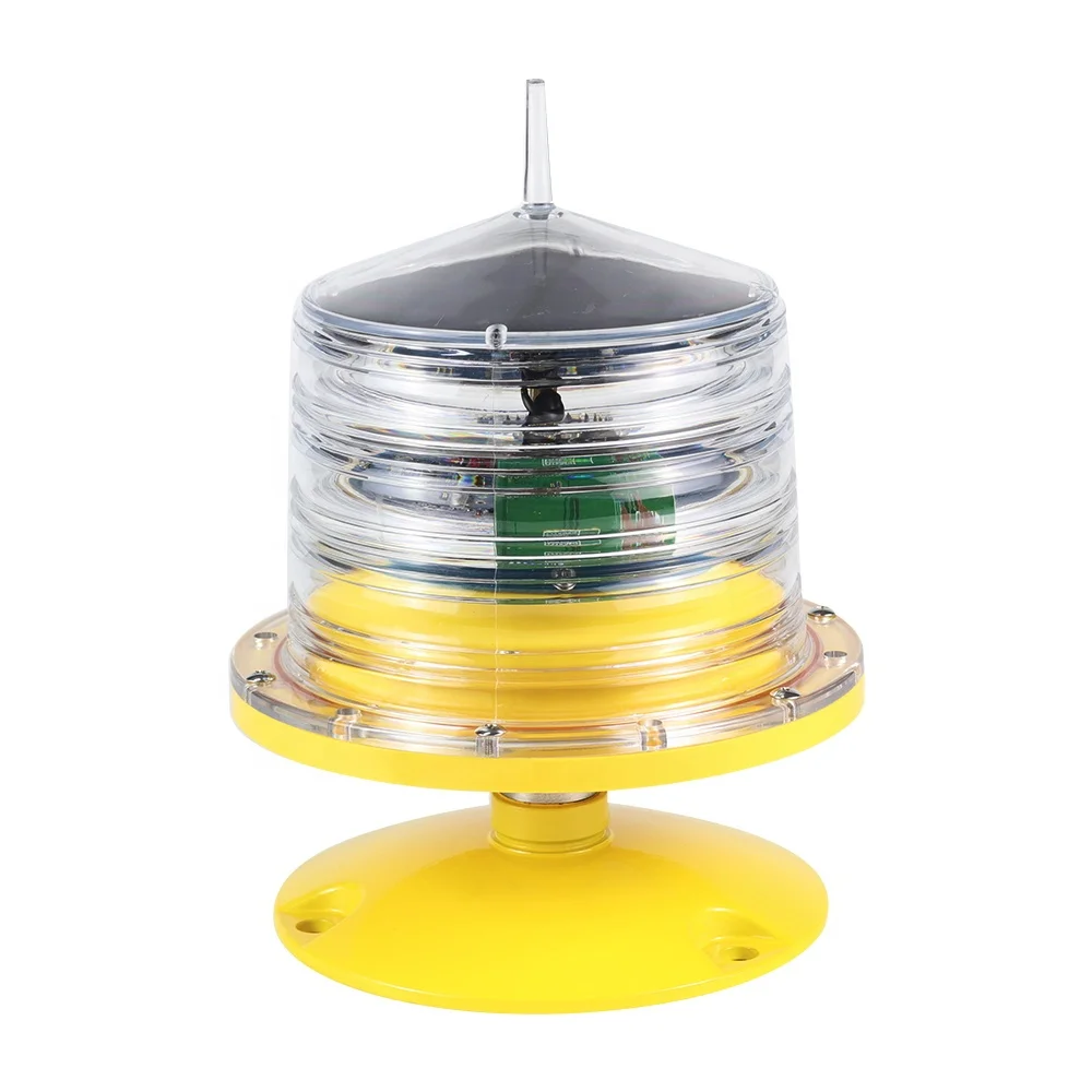 Extremely High Efficient ICAO White Constant Solar Led aircraft runway navigation lights for various airport heliport