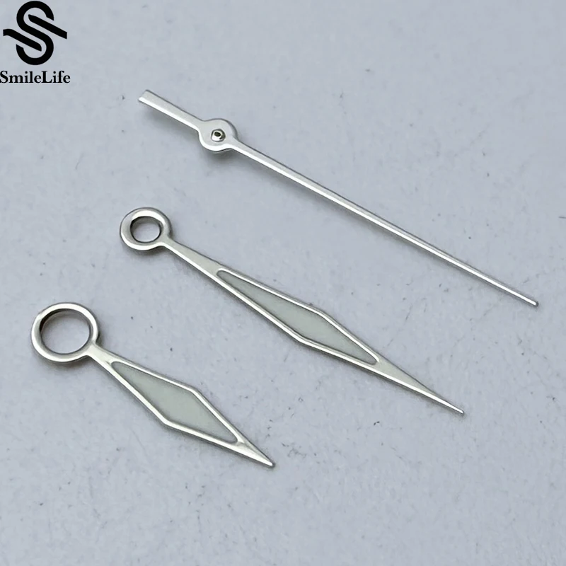 SmileLife NH35 Lancette lucide in argento verde luminoso per il Giappone NH35/NH36/4R/7S Movimento automatico Accessori per orologi meccanici