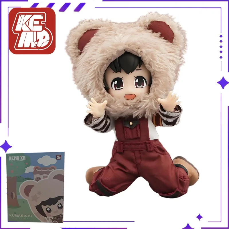 

[In Stock] KEMO Original XII DOLL Series Xiong Ji Mobile Doll Handmade Model Toy Gift Q Version Human Shaped Ornament Decoration