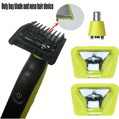 Nuevo cabezal de afeitadora de cuchilla de repuesto para una hoja y una hoja QP-2520/2530/2630/6510/6520/2523 bolsa de almacenamiento solo admite QP-2530/2520