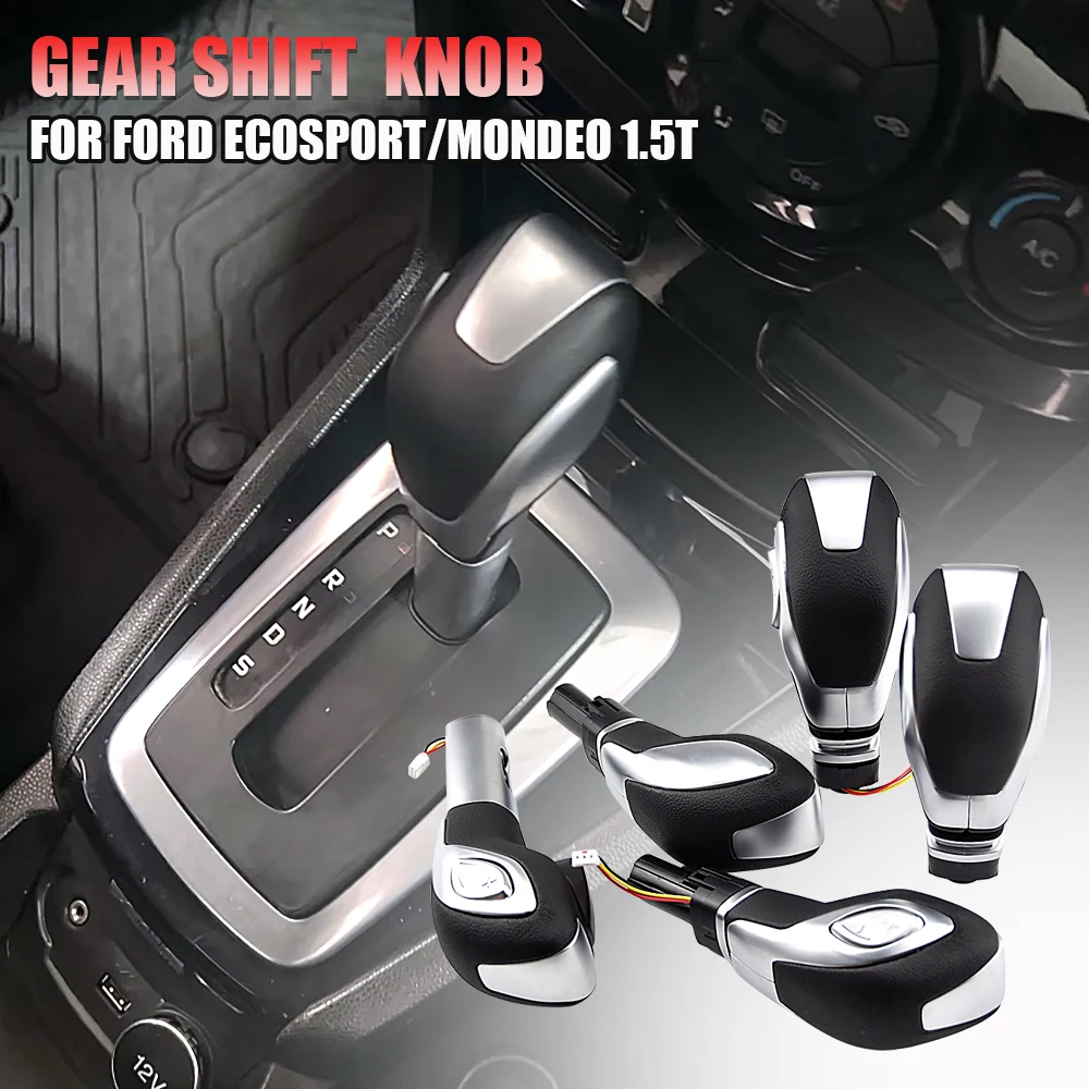 

Подходит для Ford Kuga Escape Mondeo Fusion Ecosport 2013-2016, Стайлинг автомобиля, новый красивый автоматический винтажный дизайн, ручка переключения передач