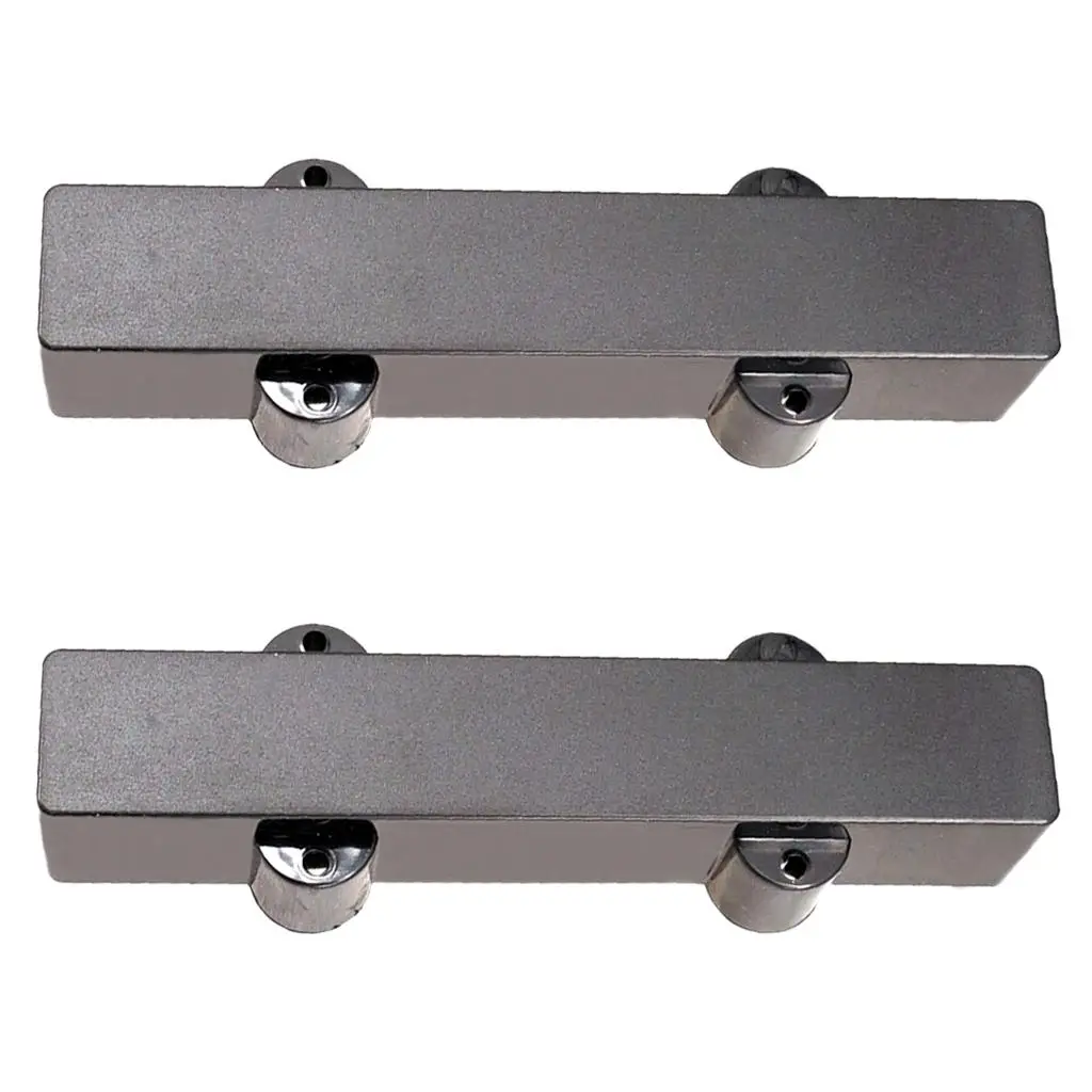 JB Style Bass Pickup Covers Black Plastic 5 String Bridge Neck Replacement for Bass Guitar Parts