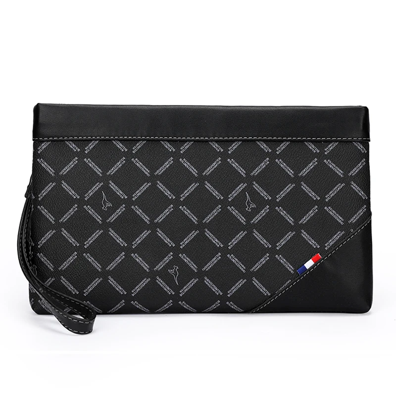 Luxury Designer Business Men Day Clutch High Quality PU Leather Money Pouch Bag Casual Male Cardholder Case Phone Handbag