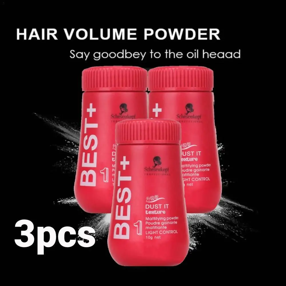 3pcs Hair Powder Fluffy Increase Hair Volume Mattifying Powder Hair Design Styling Powder Hair Powder For Men Women Dropshipping