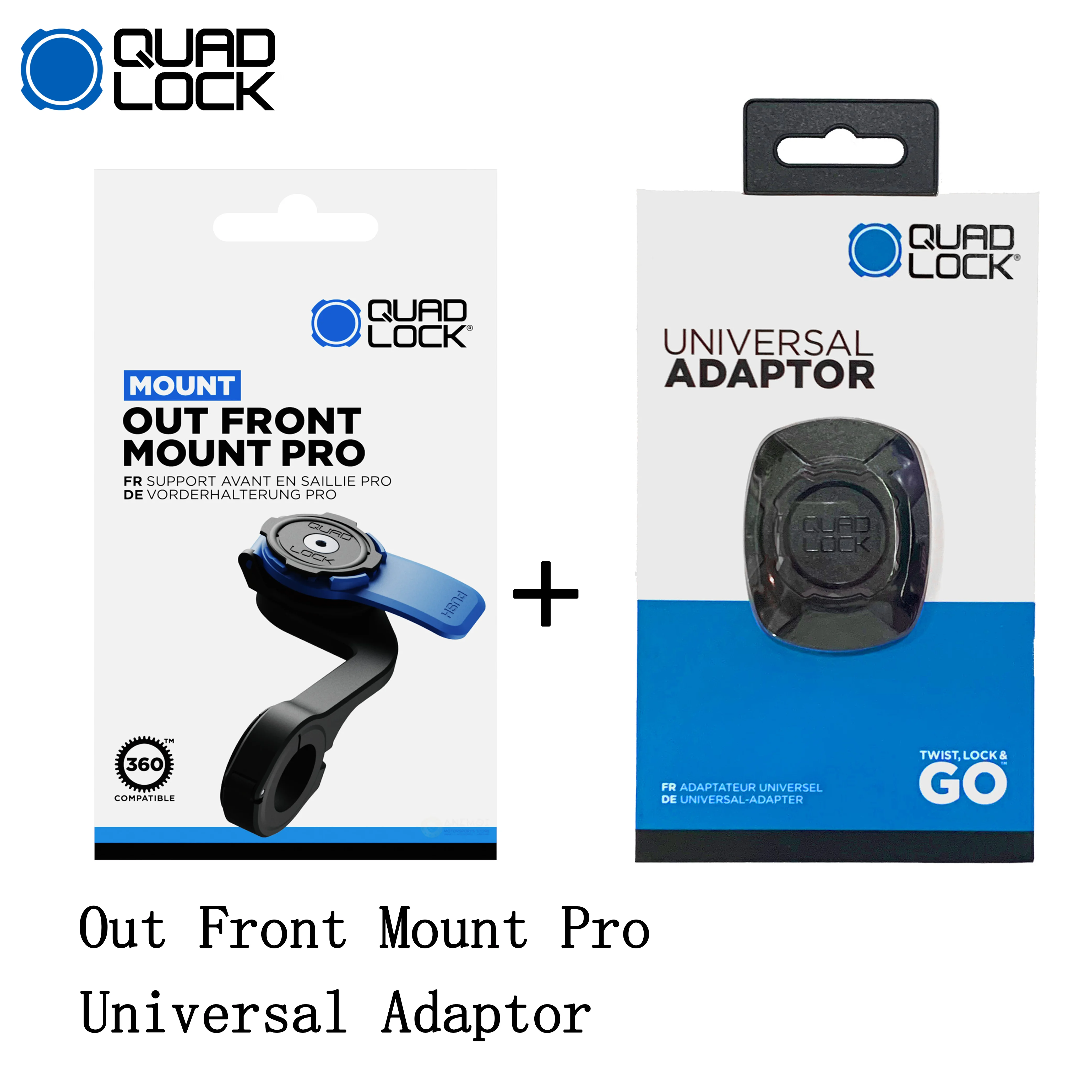 

Bike Phone Mount Kit-Out Front Mount Pro+Universal Adaptor