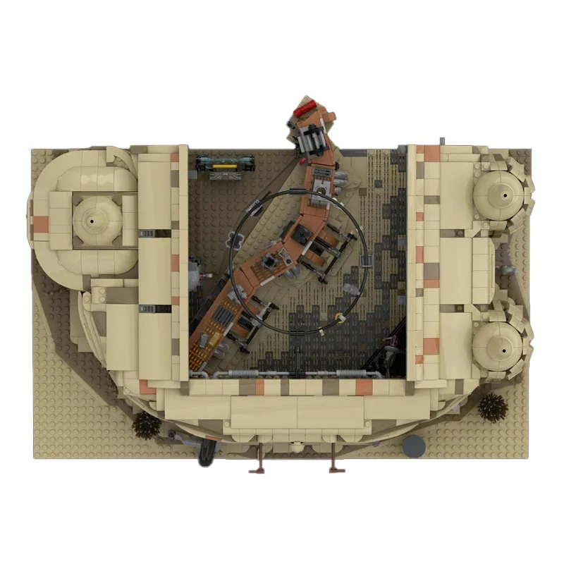 MOC-215050アウターボールマン洞窟ストリートビュービルディングブロックモデル5847パーツMOCクリエイティブボーイズキッズ誕生日ビルディングブロックおもちゃギフト