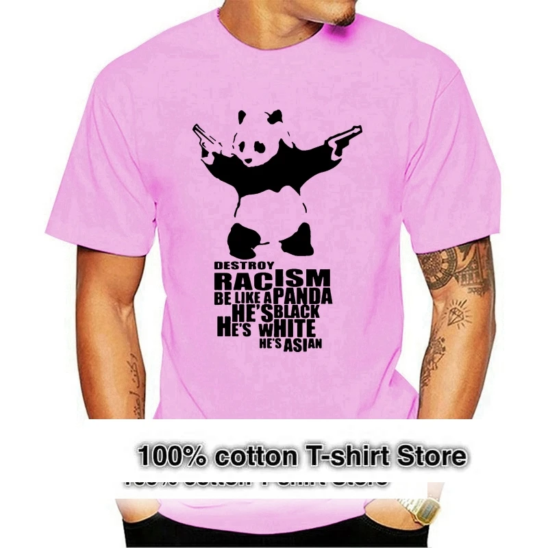 

2024Cute Panda White T Shirt Cotton Anti Racism Sweet Casual Fashion Kawaii Tracksuit Tee Shirts Funny
