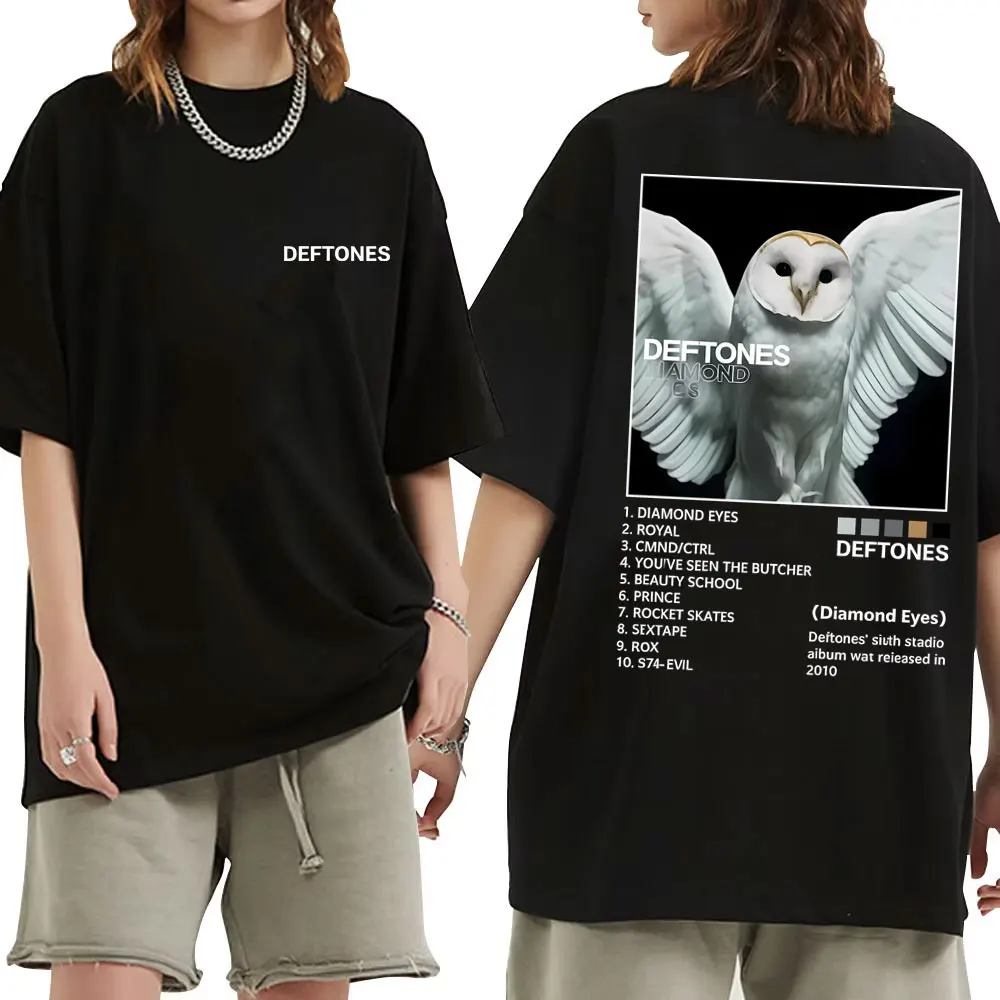 

Rock Band Deftones Diamond Eyes Graphic Print T Shirts Summer Men Women Alternative Heavy Metal Streetwear Male Vintage T-shirt