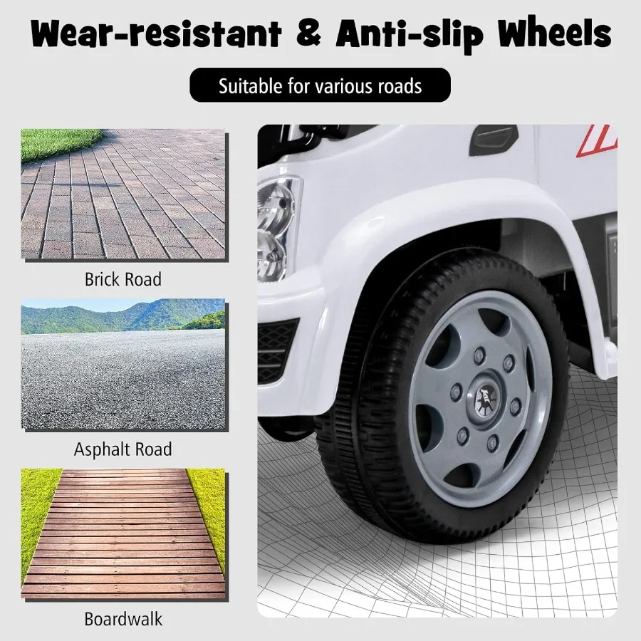 乗用玩具 プッシュカー 2in1 足蹴り式スライドトラック 脱着式トレーラー付き ステアリングホイール ヘッドライト 音楽 アラームサウンド おもちゃ