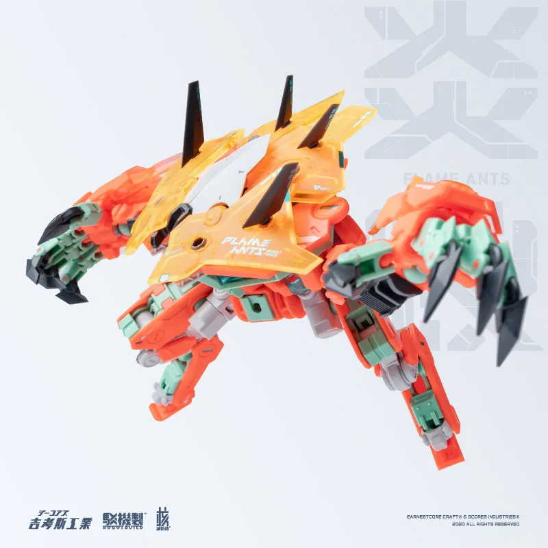 

Earnestcore Craft Gcores Flame Ant Posable Mecha Robot Fully Articulated Multi Joints Display Collection Adult Hobby Collectors