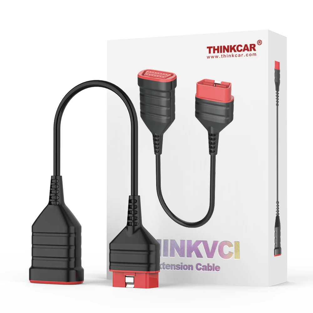 

THINKCAR ThinkDiag Extension Cable 16 Pin Male to Female Car OBD2 Diagnostic Extender Cable Automotive Adapter Cord