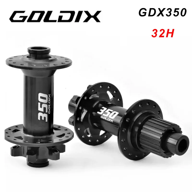 

GOLDIX GDX350 32H Light Bicycle Hub Sealed Bearing 6-bolt Disc Brake J-Bend 32 Holes Ratchet 26T BOOST MTB Hub for Shimano SRAM