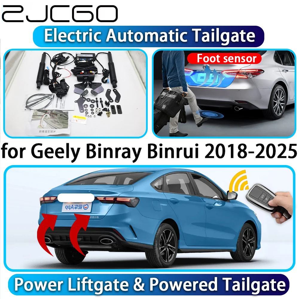 

ZJCGO for Geely Binray Binrui 2018-2025 OEM Automatic Power Liftgate Powered Tailgate Intelligent System Trunk Lift Control Kit