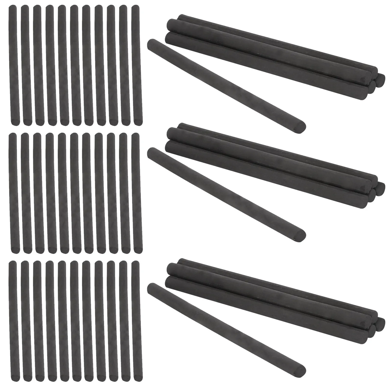 

60Pcs Moxa Sticks Black Handmade Herbal Aromatherapy Chinese Traditional Moxibustion Rods Home Office Portable Moxibustion