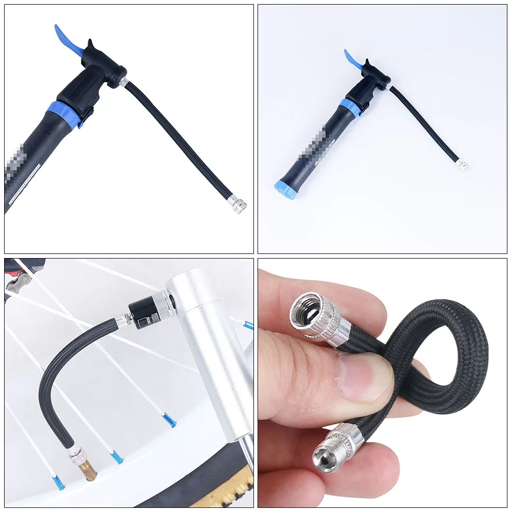 

5Pcs Sturdy Extension Hose For Tire Pump Accessories Extension Tube For Bike Inflator Tools