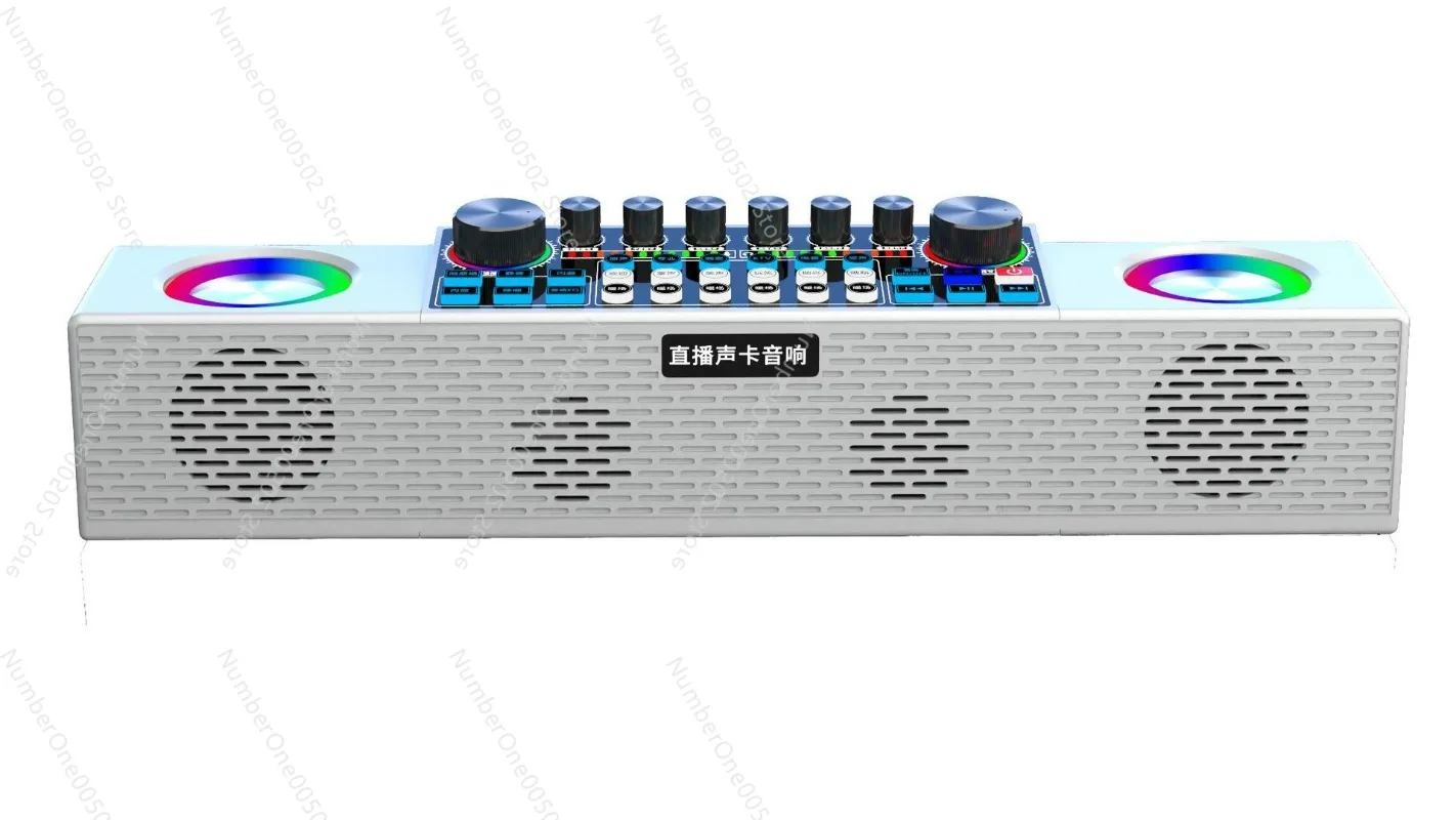 

Live sound card audio all-in-one machine English version is suitable for multi-scene and supports multi-platform live singing