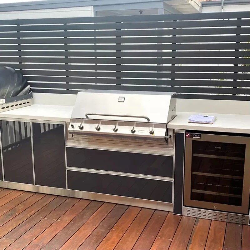 

Barbecue module contemporary outdoor kitchen