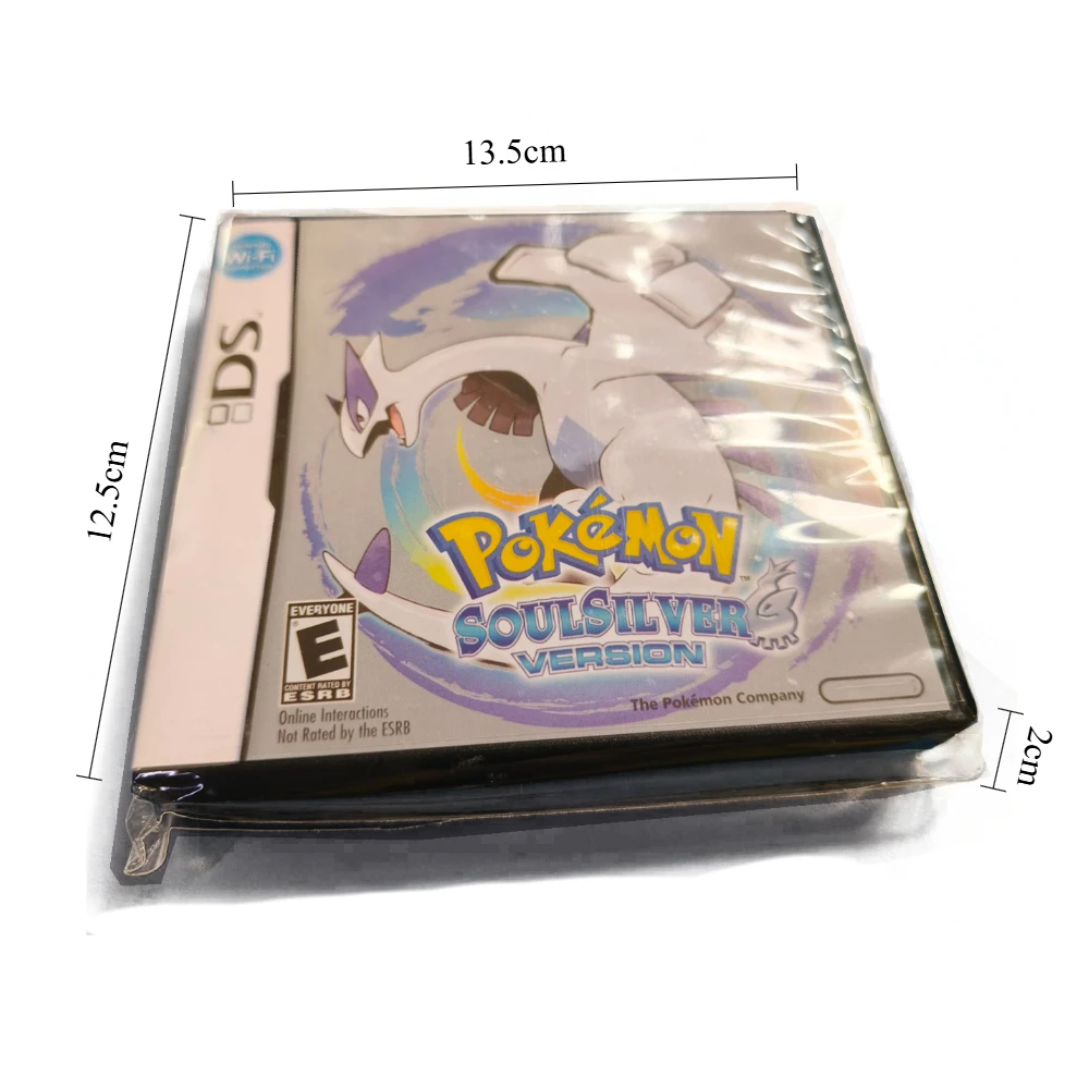 بطاقة واحدة NDS بطاقة الألعاب سلسلة البوكيمون Heartgold الأسود الروح الحرس تسجيل ظلال ألميا الماس لعبة جمع الصبي الهدايا #6