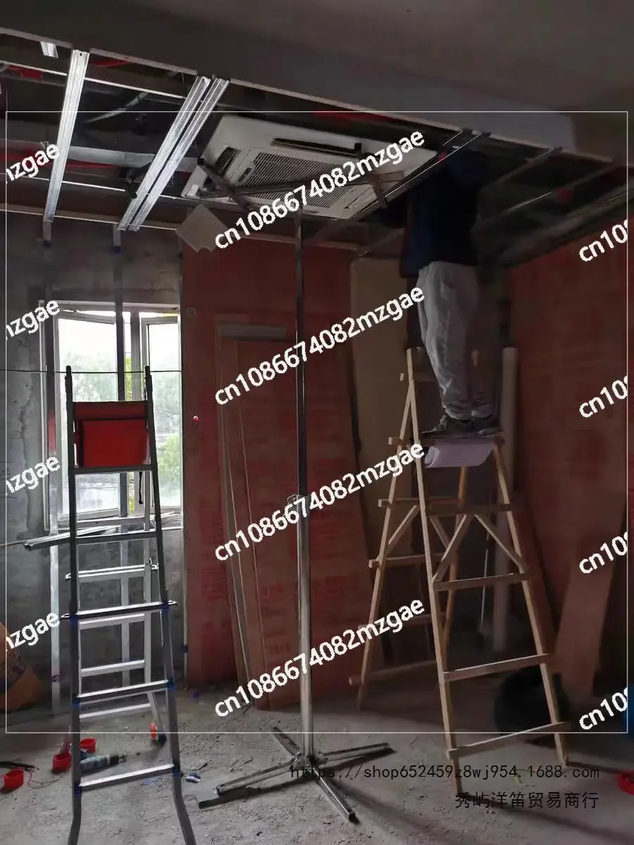 Central air conditioning lifts internal unit air duct installation hanging cabinet installation tools bracket