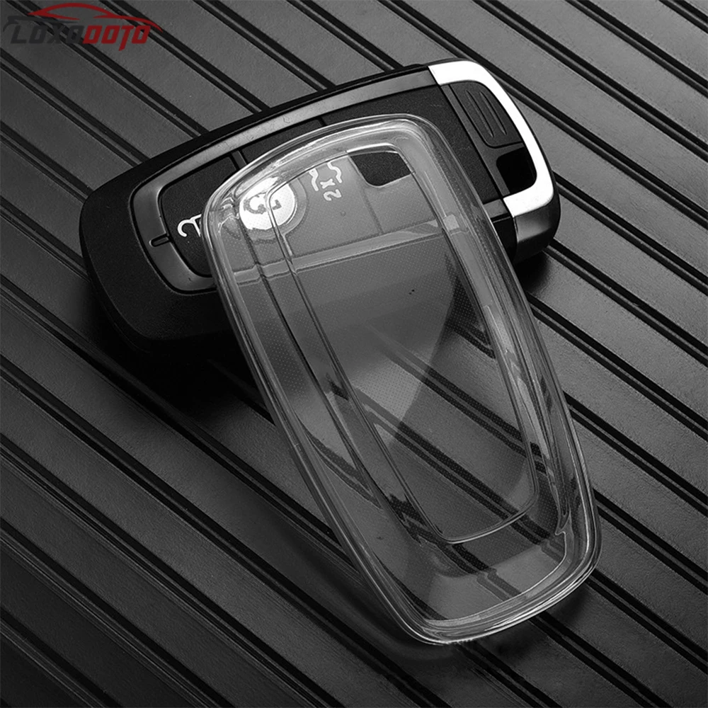 TPU Car Key Case Cover For Ford Torres Focus Tours Fiesta Fusion Ranger Mustang Kuga Mondeo Ecosport Explorer Edge S-Max Everest