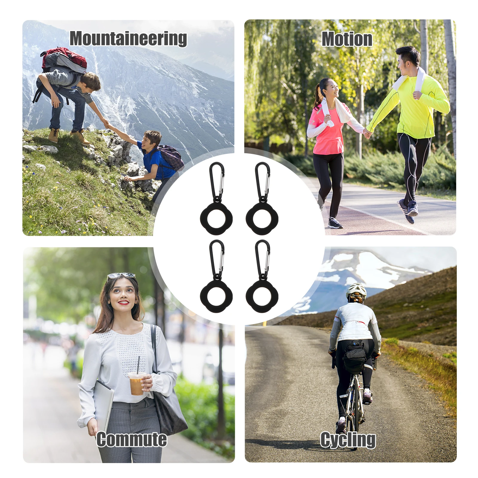 

3pcs Silicone Protective Case For Smart Tracer Durable Pet Cover Compatible With Airtags Anti-Lost Accessory Tracer