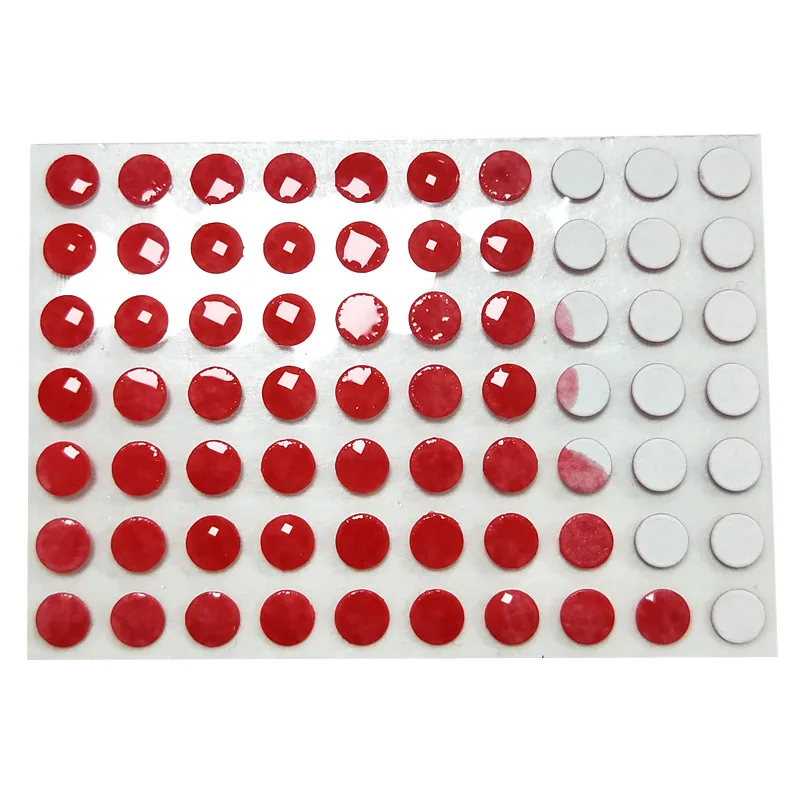 

1000pcs water turn red sticker Special material discoloration Mobile phone computer warranty circular label water sensing label