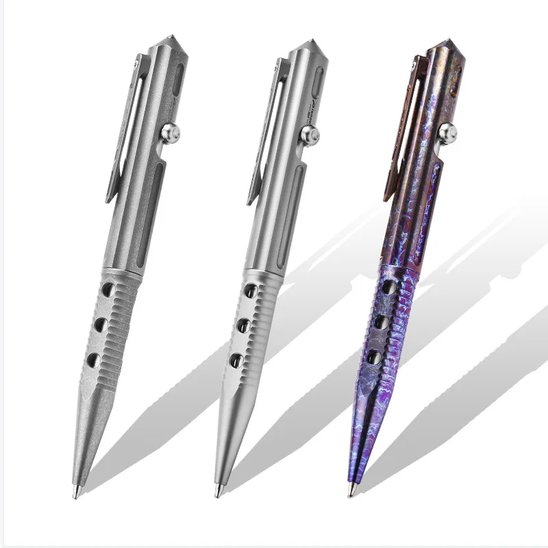 Titanium Alloy Tactical Pen Window Breaking Tool Multifunctional Portable Signature Pen Self-Defense Pen