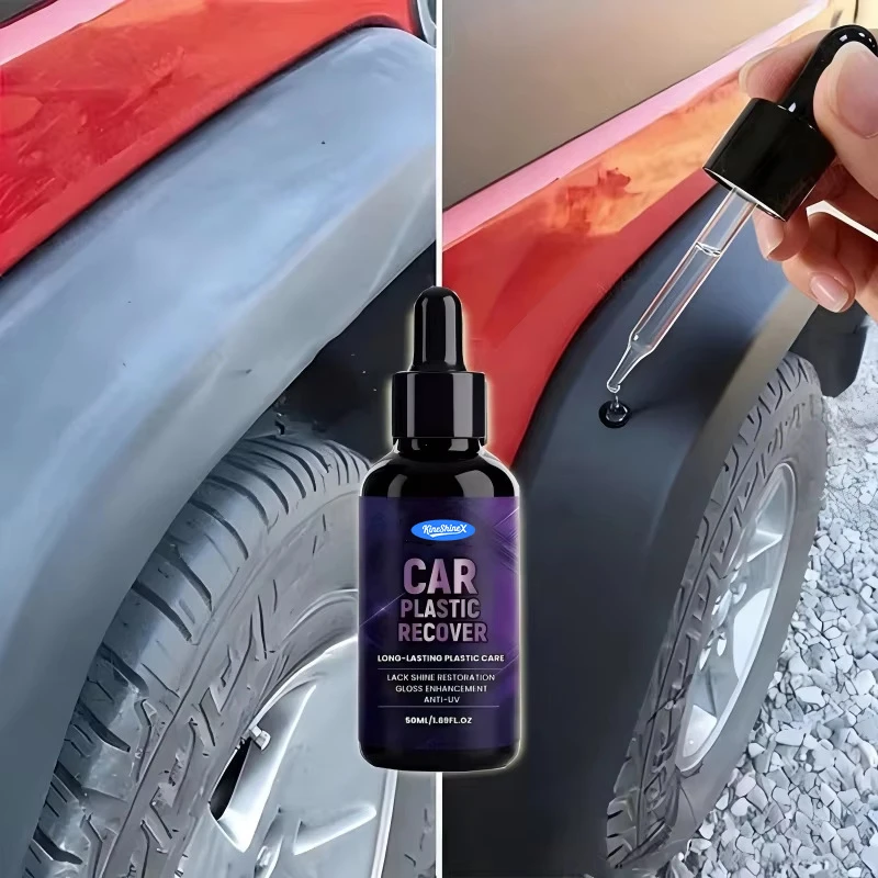 

50ml Vehicle Interior Cleaner Deep Cleaning Long Lasting Car Trim Coating Cleaning Kit For Automotive Detailing Maintenance Care