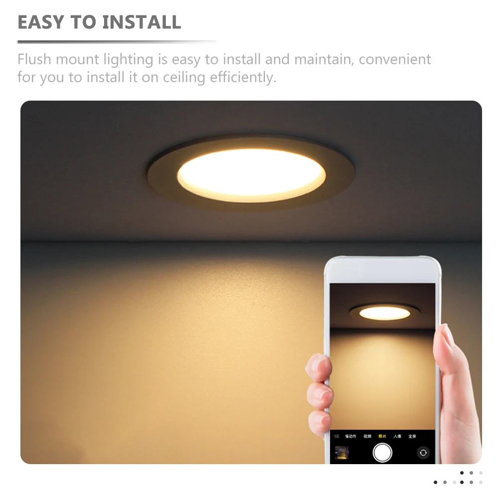 Встраиваемый потолочный светильник 6000K, высокая яркость, алюминий, скрытое освещение для гостиницы, современный декор, низкопрофильный