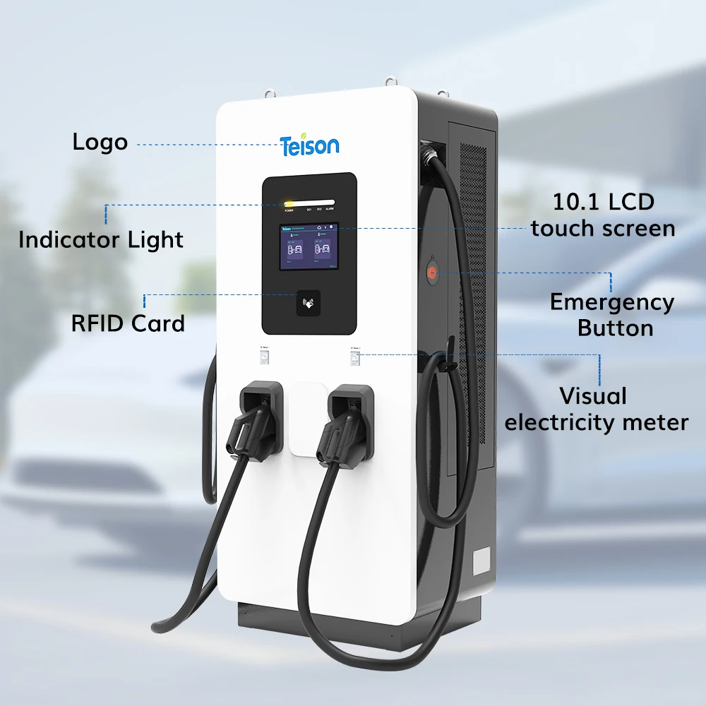 Cargador de vehículo eléctrico personalizado global de nivel 3 UL DC de la estación de carga rápida de 60KW-240KW EV DC para negocios