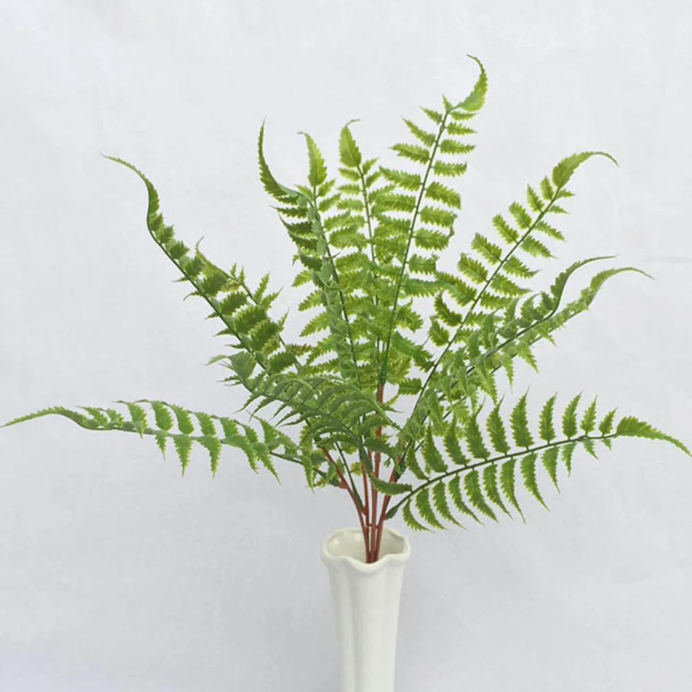 

2pcs Fern Leaf Plant Lifelike Artificial Plants Lifelike Fern Leaves DIY Flower Arrangement Christmas Decorations