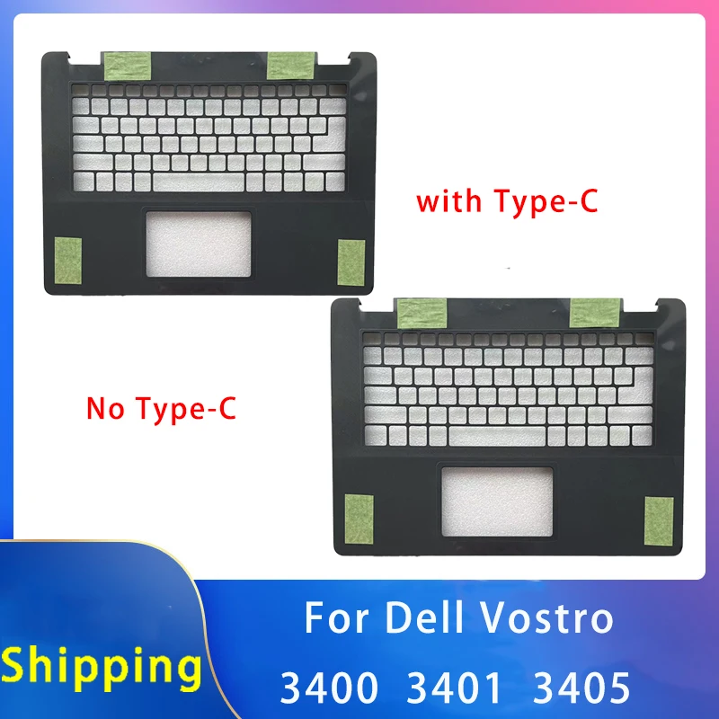 New For Dell Vostro 3400 3401 3405;Replacemen Laptop Accessories US Palmrest 0TV7CN 0P8YG4