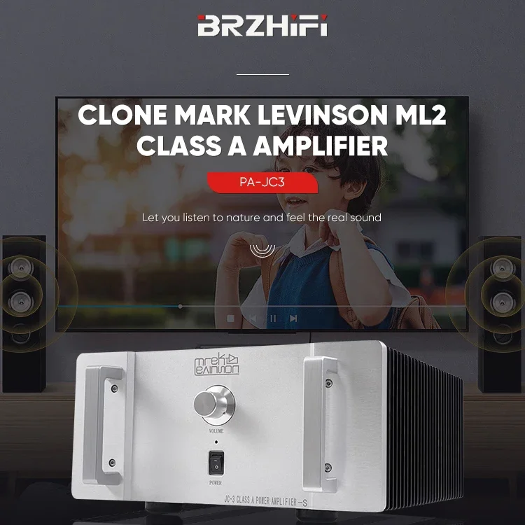 BRZHIFI Classic Clone MARK ML2 JC3 Power Amplifier Pure Class A 25W Audio Stereo HiFi Amp Audiophile Home Theater Amplificador