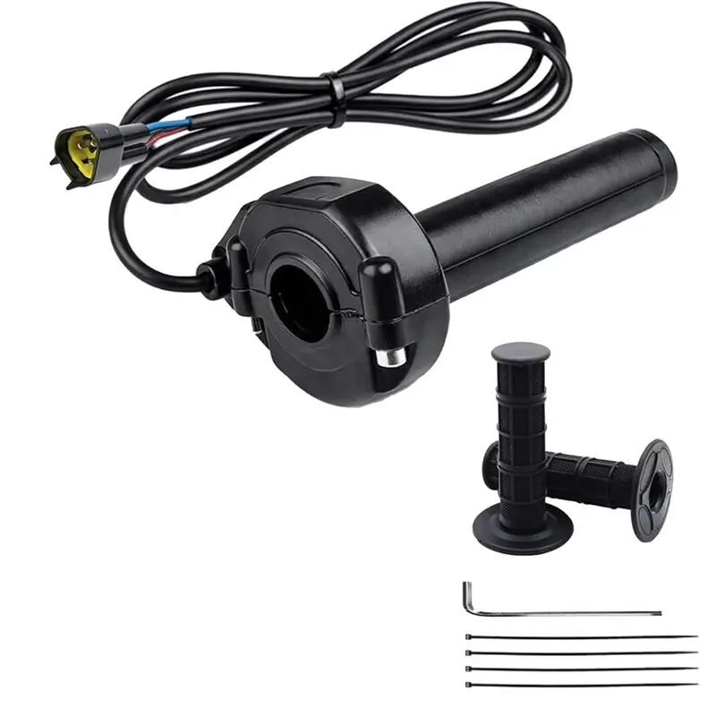 For Yozma IN10 Valtinsu Strike Shadow SX,Full Electric Dirt Bike Twist Throttle Handle With Male Connector