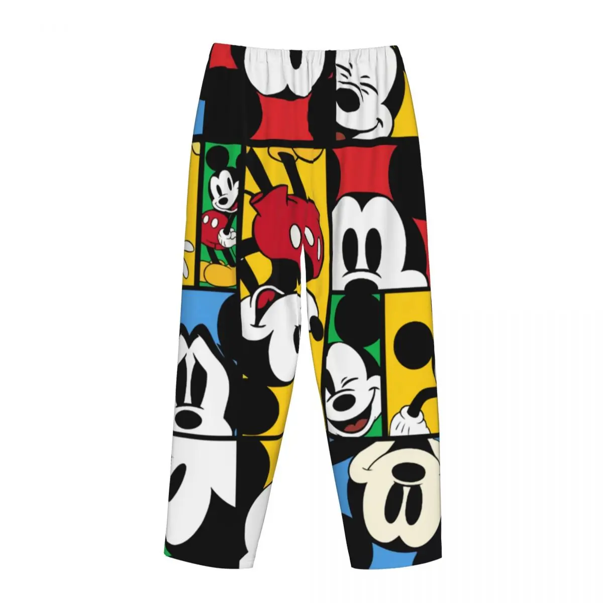 Personalizado impresso minnie mickey mouse animação dos desenhos animados calças de pijama feminino dormir bottoms com bolsos