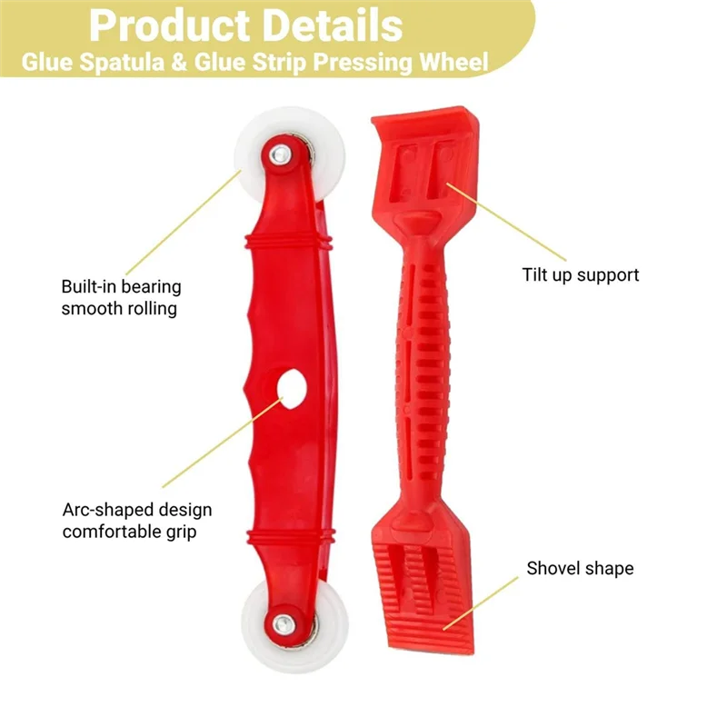 

AT02-крючок для удаления брызг, лопатка для остекления бисера, набор инструментов для остекления оконных дверей, наборы ручных инструментов