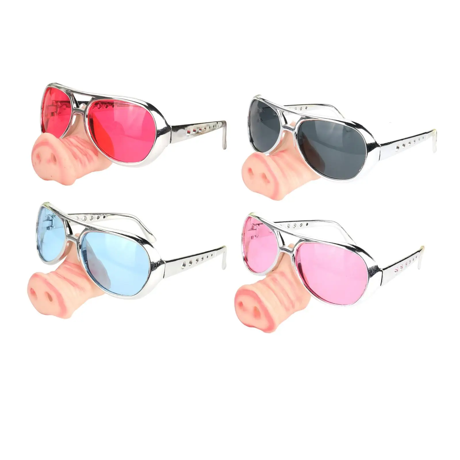 Gafas de nariz grande de cerdo, gafas de vestir, novedad, gafas de sol de fiesta para Festival, Cosplay, recuerdos de fiesta de cumpleaños, accesorios para fotos