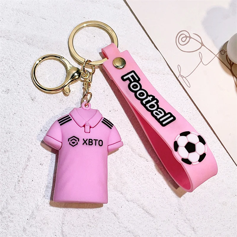 Messi keychain Soccer star jerseys keychain pendant pendant car key chain push-off small gift