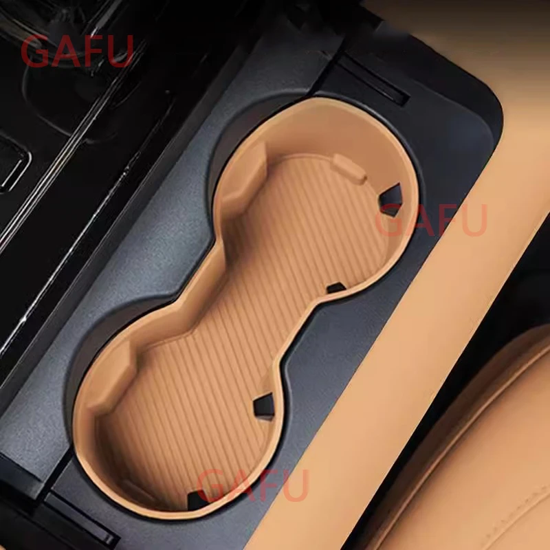 

For Huawei Aito M7 Car Central Control Water Coaster Soft Rubber Cup Holder Car Interior Decoration Modified Protective Supplies