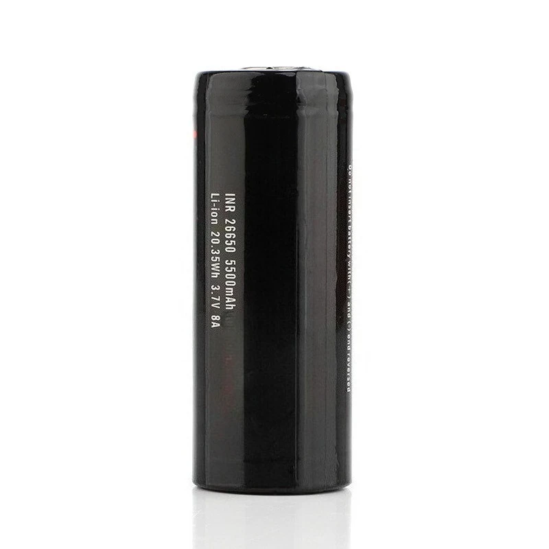 26650 3.7 فولت 5500 مللي أمبير بطارية قابلة للشحن عالية السعة #4