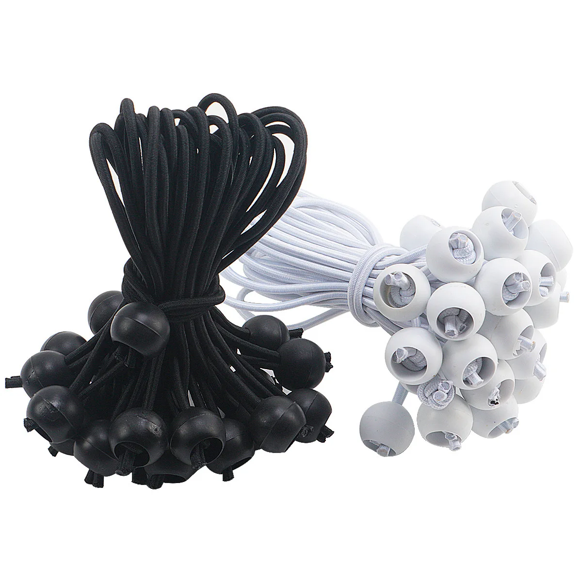 Outdoor Elastic Ball Rope Bungee Cords Portable Tent Fixing Tarpaulin Awning Canopy Heavy Duty Tarp Tie Down for Shelter Cargo view 3