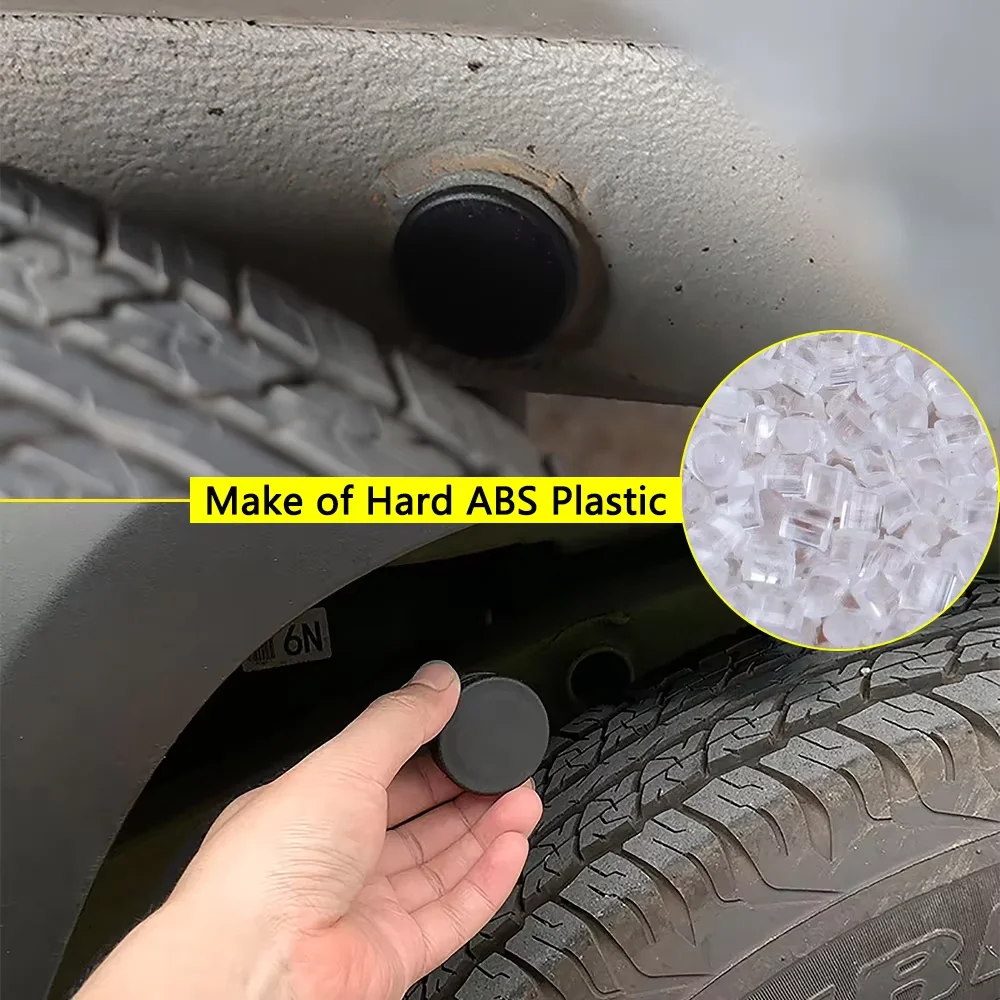 Chassis Drain Hole Waterproof Plug Sealing Cover for Suzuki Jimny JB64 JB74 3/5-door 2019-2026 Exterior Protection Accessories