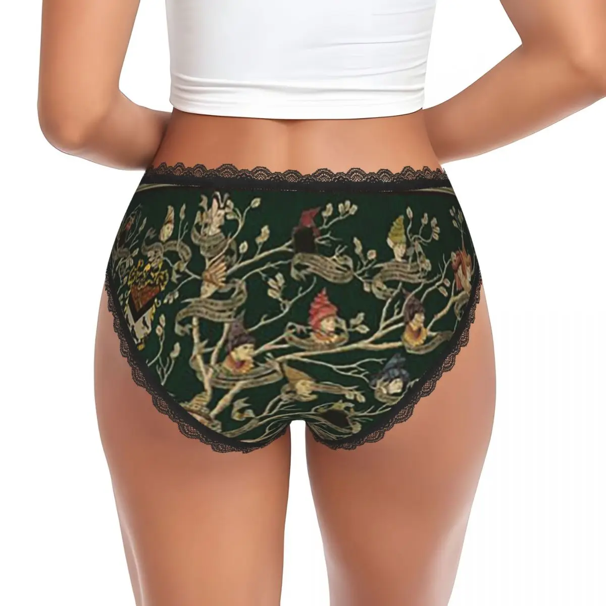Custom Noble House Of Black Family Tree Panties Briefs Women's Comfort Briefs Underwear Breathable Female Underpants