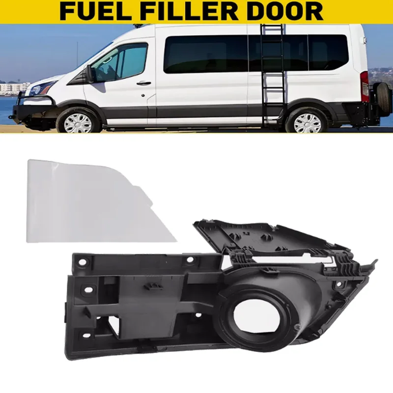 For Ford Transit 150 250 350 HD 2014-2025 Fuel Filler Door Housing Pocket Hinge Gas Tank Cover Flap Cap Car Replacement Parts