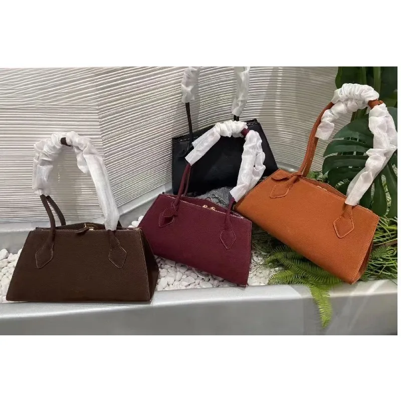 Premium Suede Ladies Tote Bag Magnetic Buckle Closure Double Handle Large Capacity Multi-pocket Shoulder Handbag