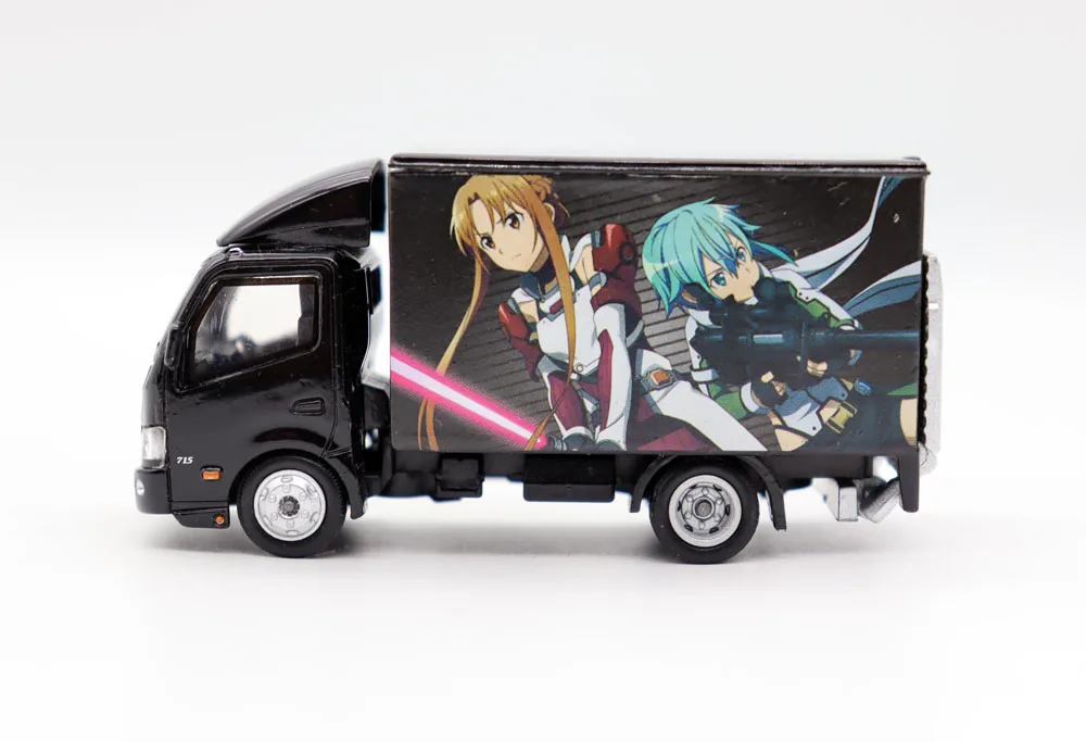 

TINY 1/76 Scale HINO 300 Transportation Truck of Sword Art Online Diecast Alloy Toys Premium Collection For Collection Gift