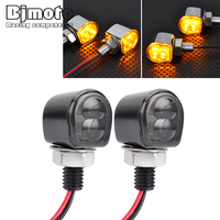 8mm Mini Led Motorcycle Turn Signal Light Flashing Light Blinker Signal lamp clignotant moto for Honda Suzuki 12V