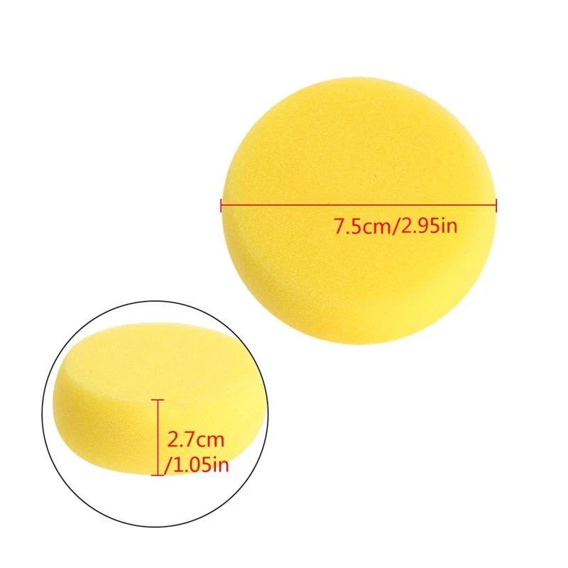 Round Painting Sponge For Art Drawing Craft Clay Pottery Sculpture Cleaning Tool