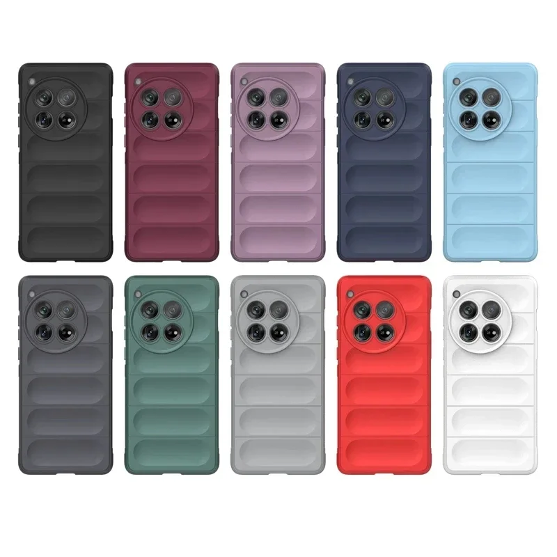 For OnePlus 12R 11R 10R 10 11 12 R 5G Back Cover Phone Case Soft Liquid Silicone Anti-fall Shockproof Protect Funda Coque