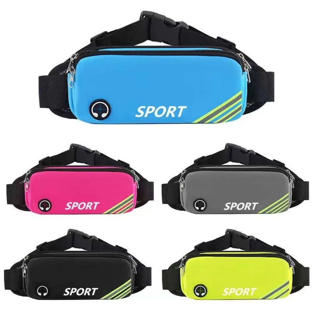 Large Capacity Sport Mobile Waist Bag Multi-function Lightweight Running Waist Bag Breathable Storage Sports Phone Bag